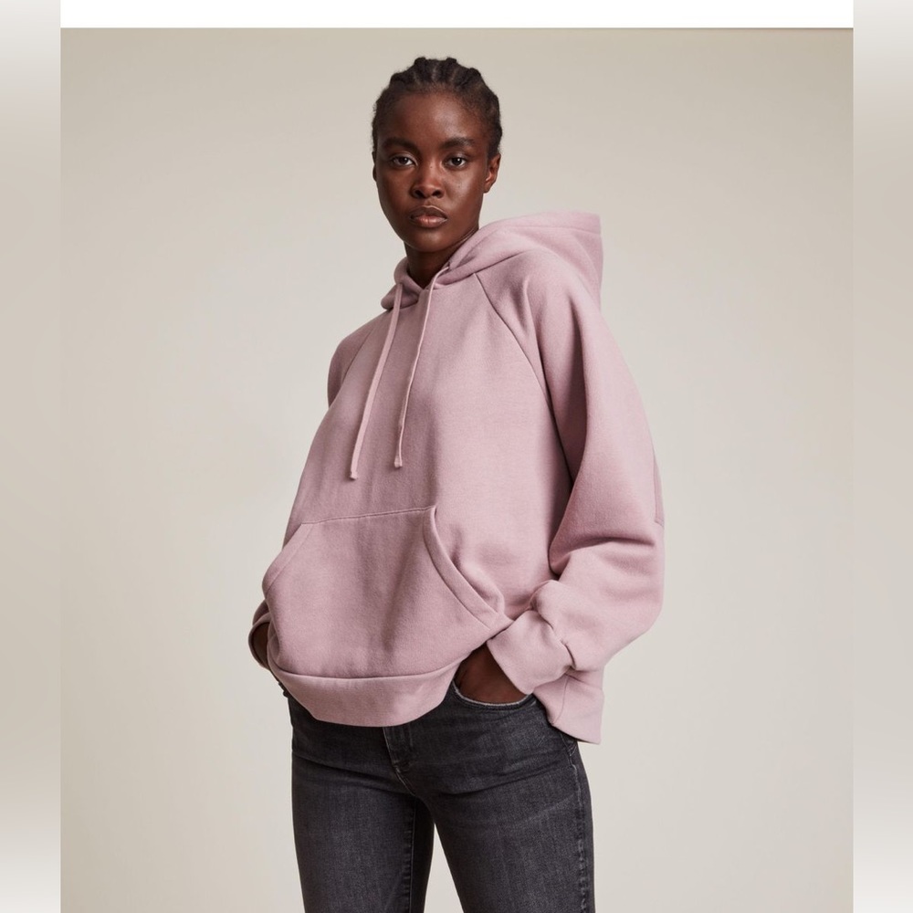 All Saints pink talon hoodie sz XS